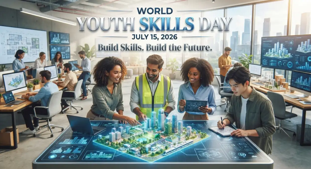 Free Download World Youth Skills Day 2026 Workshop Banner - High Quality World Youth Skills Day 2026 Banner Image