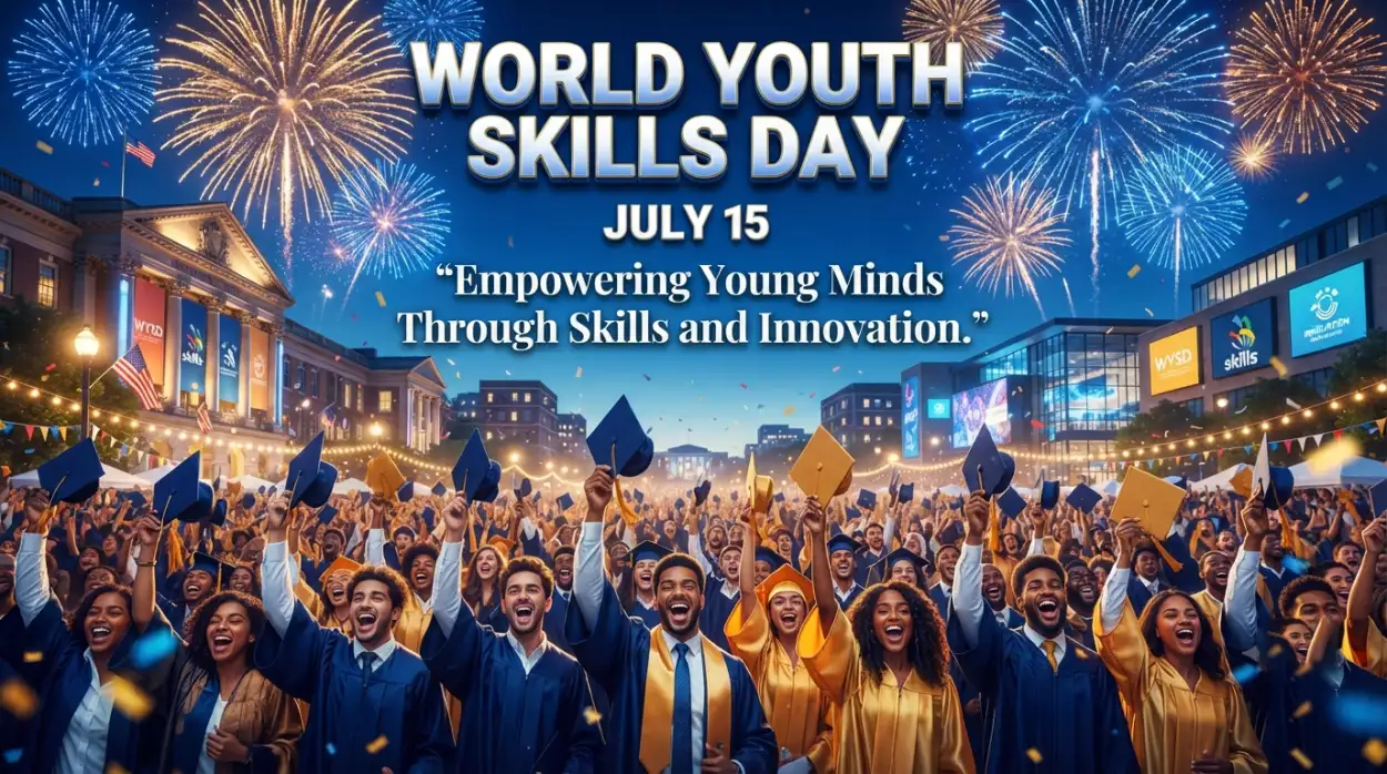 Free Download World Youth Skills Day 2026 Youth Empowerment Banner - High Quality World Youth Skills Day 2026 Banner Image
