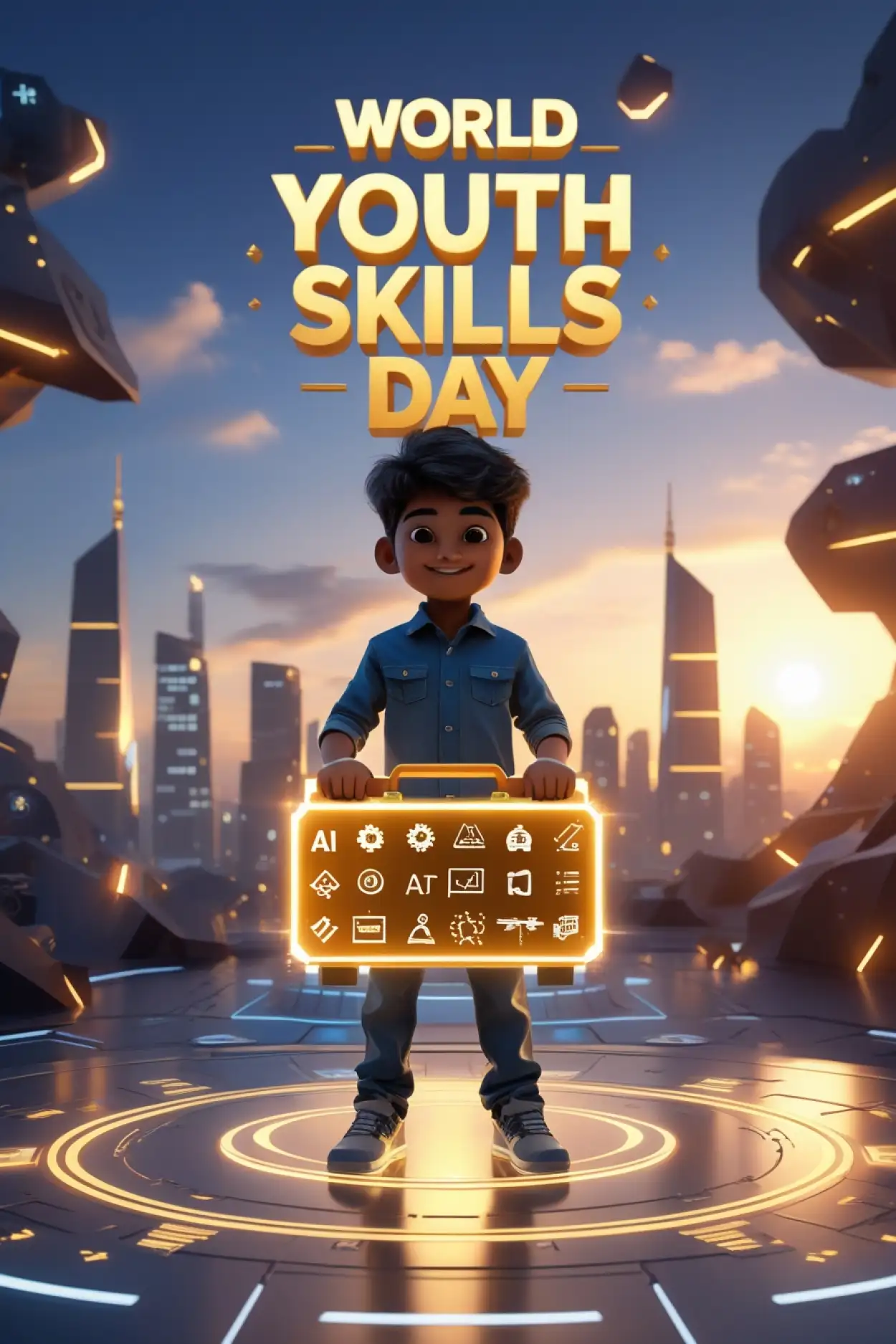 World Youth Skills Day 3d Text Image For Social Share - Royalty Free World Youth Skills Day Image | Pngmagic Free Download World Youth Skills Day 3d Text Image For Social Share - High Quality World Youth Skills Day Background