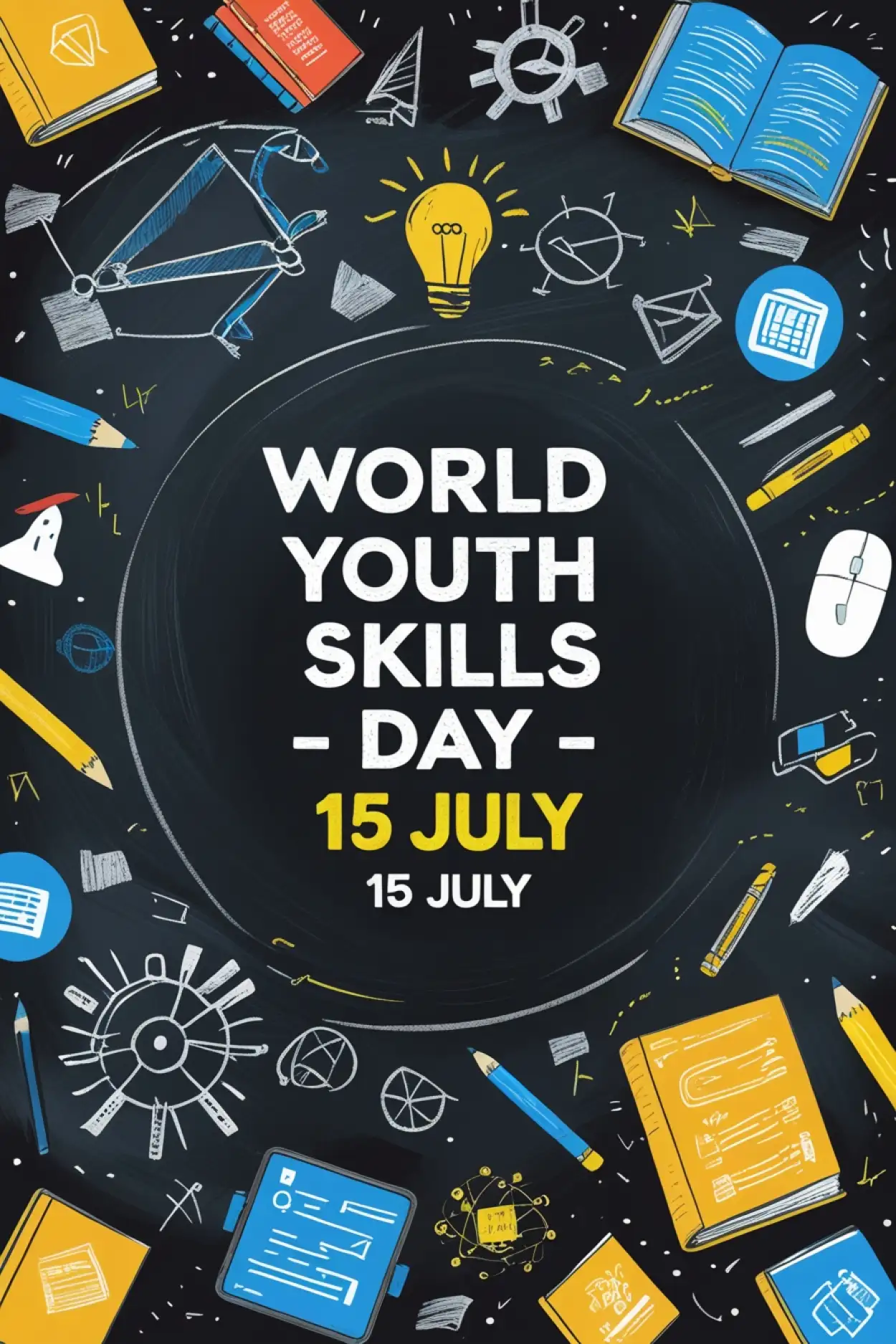 World Youth Skills Day Whatsapp Status Image - Royalty Free World Youth Skills Day Image | Pngmagic Free Download World Youth Skills Day Whatsapp Status Image - High Quality World Youth Skills Day Background