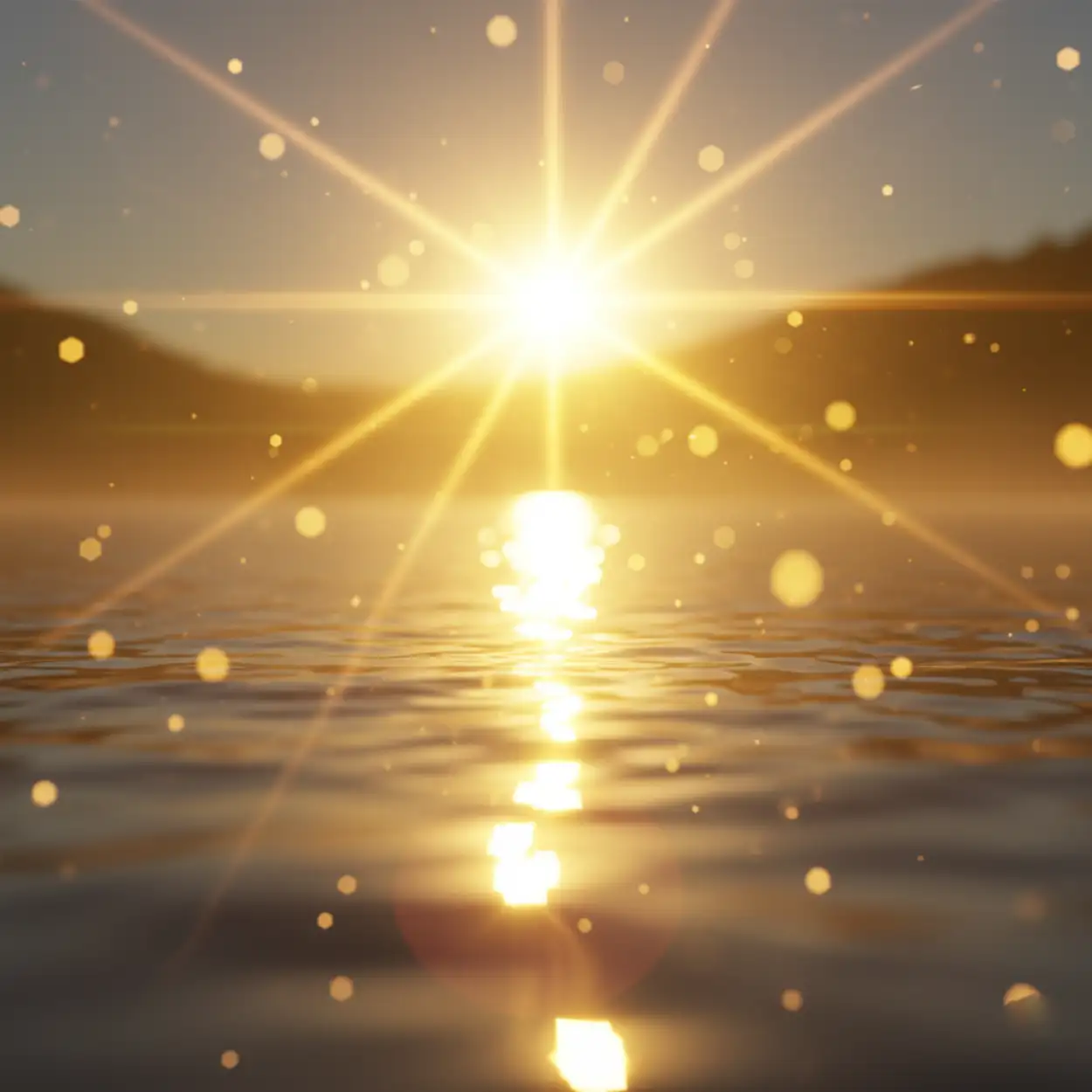 yellow light flare YouTube thumbnail background 4K