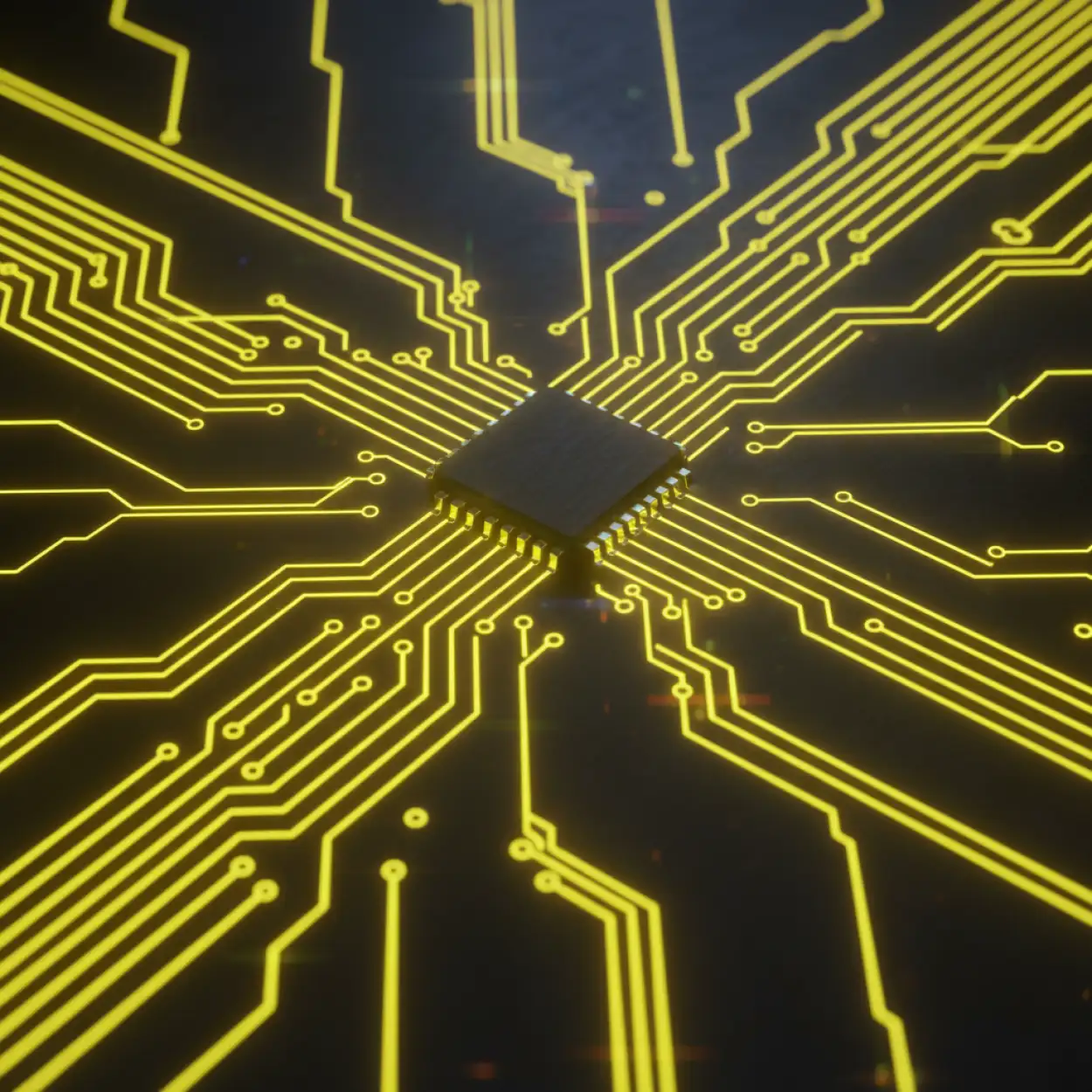 yellow modern tecnology abstract YouTube thumbnail background