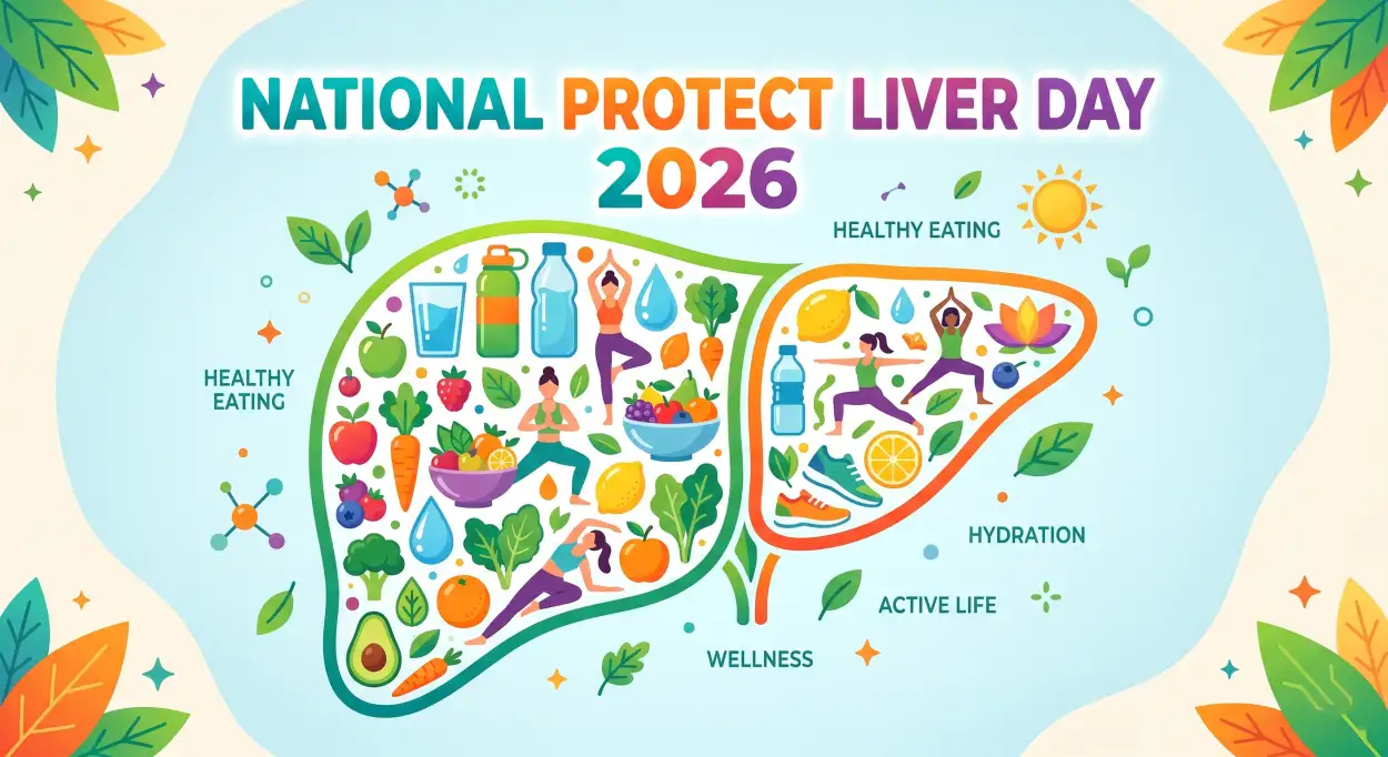 Free Download Yoga For Liver Health 2026 - High Quality National Protect Liver Day 2026 Image