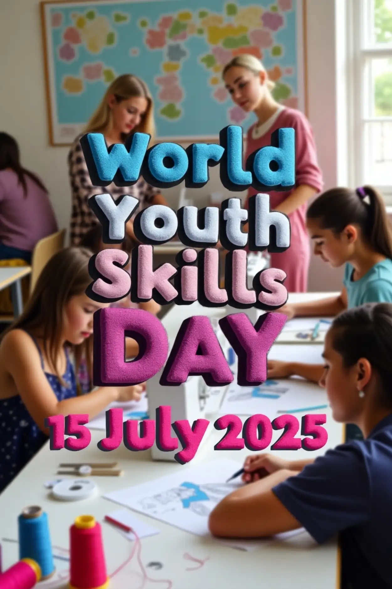 Youth Skills Day Instagram Post Template - Royalty Free World Youth Skills Day Image | Pngmagic Free Download Youth Skills Day Instagram Post Template - High Quality World Youth Skills Day Background
