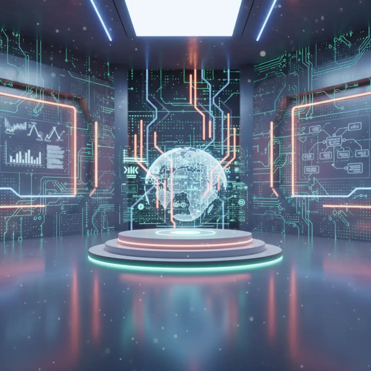 Free Download Youtube Thumbnail Background Futuristic Technology Theme - High Quality Youtube Thumbnail Background Background