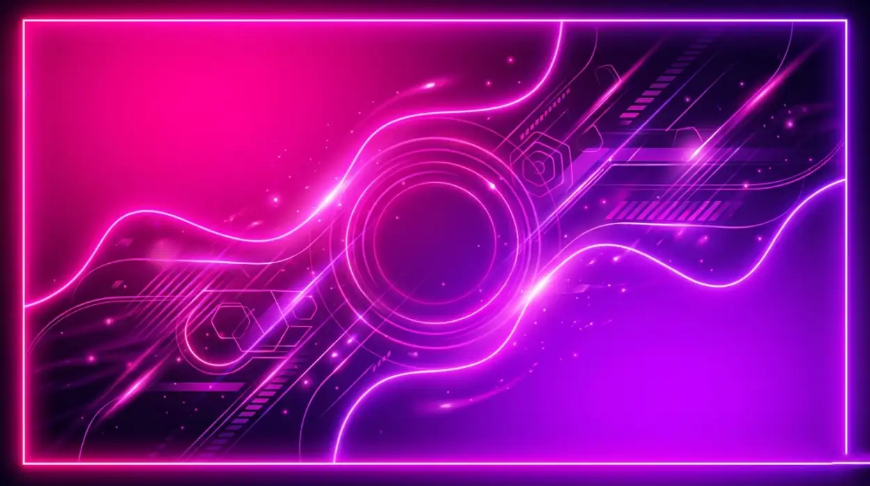 Free Download Youtube Thumbnail Background Hd Neon Glow Background For Gaming Videos - High Quality Youtube Thumbnail Background Hd Background Image
