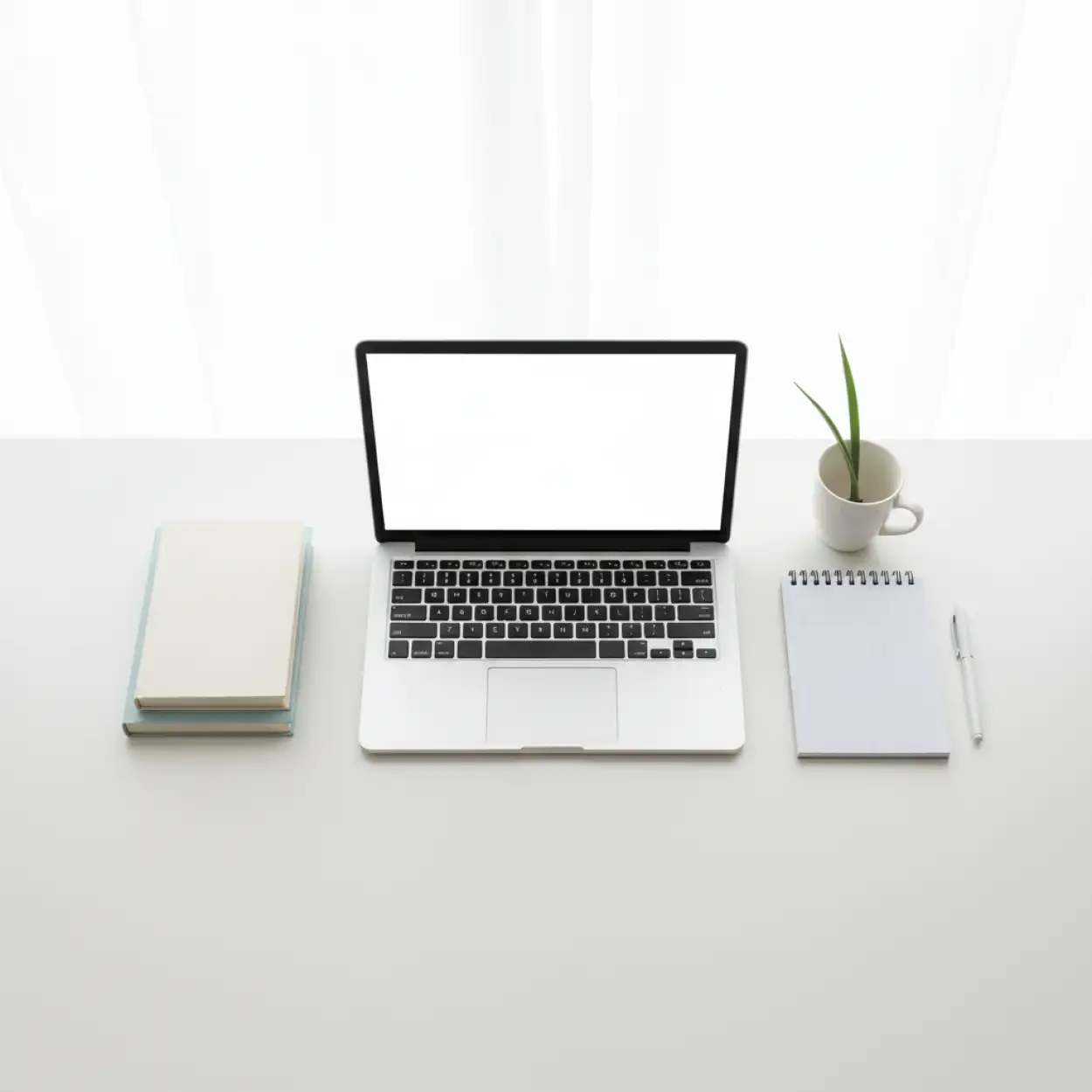 youtube thumbnail background with computer desk setup for tech tutorials