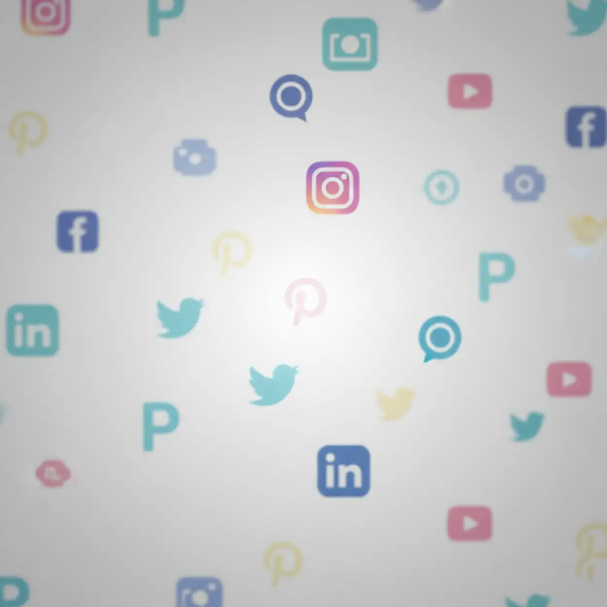 youtube thumbnail background with social media icons style