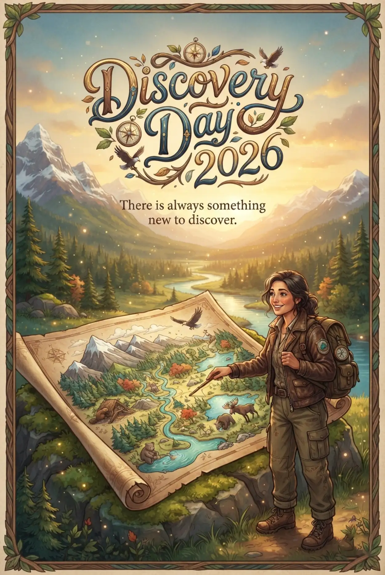 Free Download Yukon Discovery Day 2026 Greeting Image - High Quality Discovery Day 2026 Image