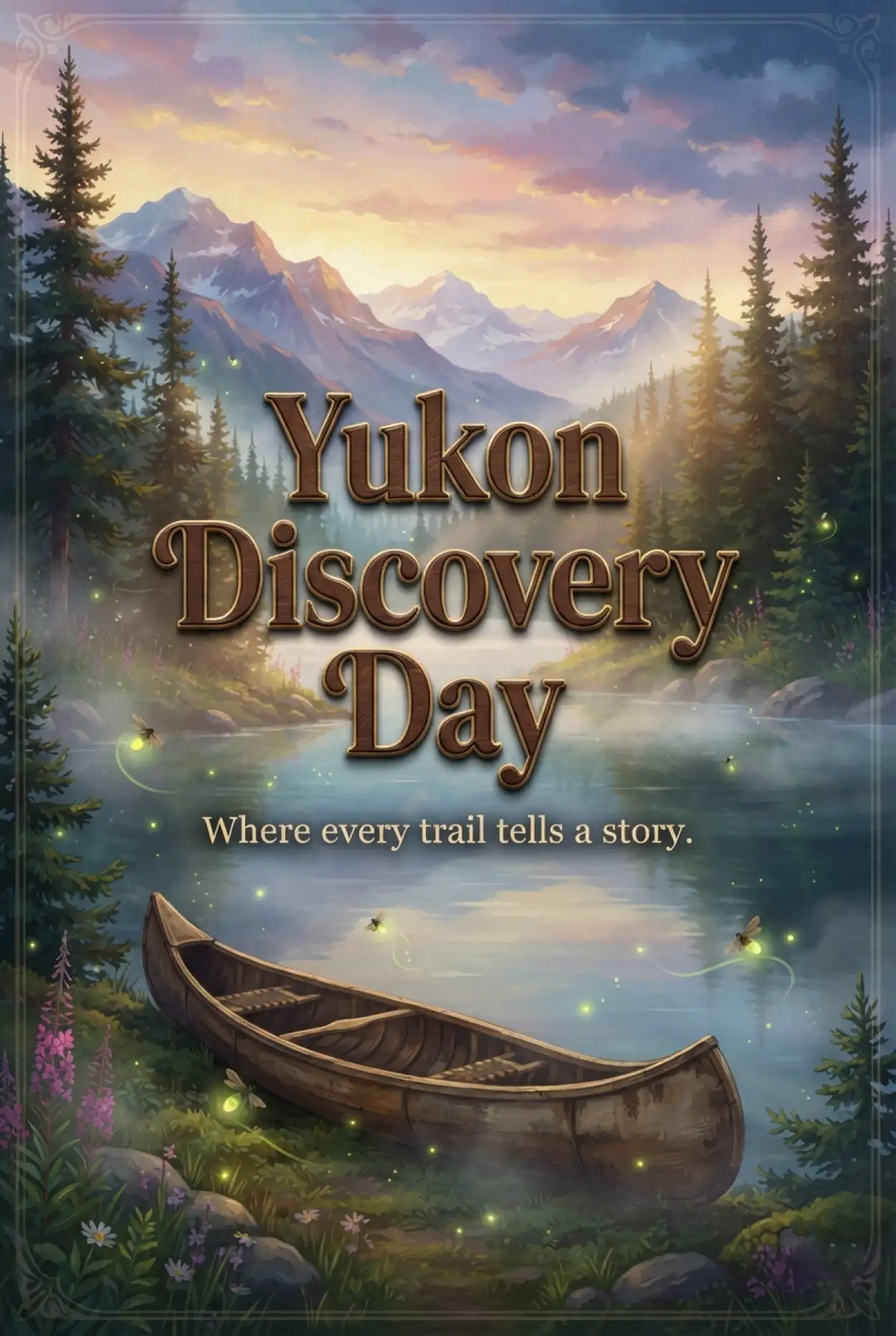 Free Download Yukon Discovery Day Background - High Quality Discovery Day 2026 Background Image