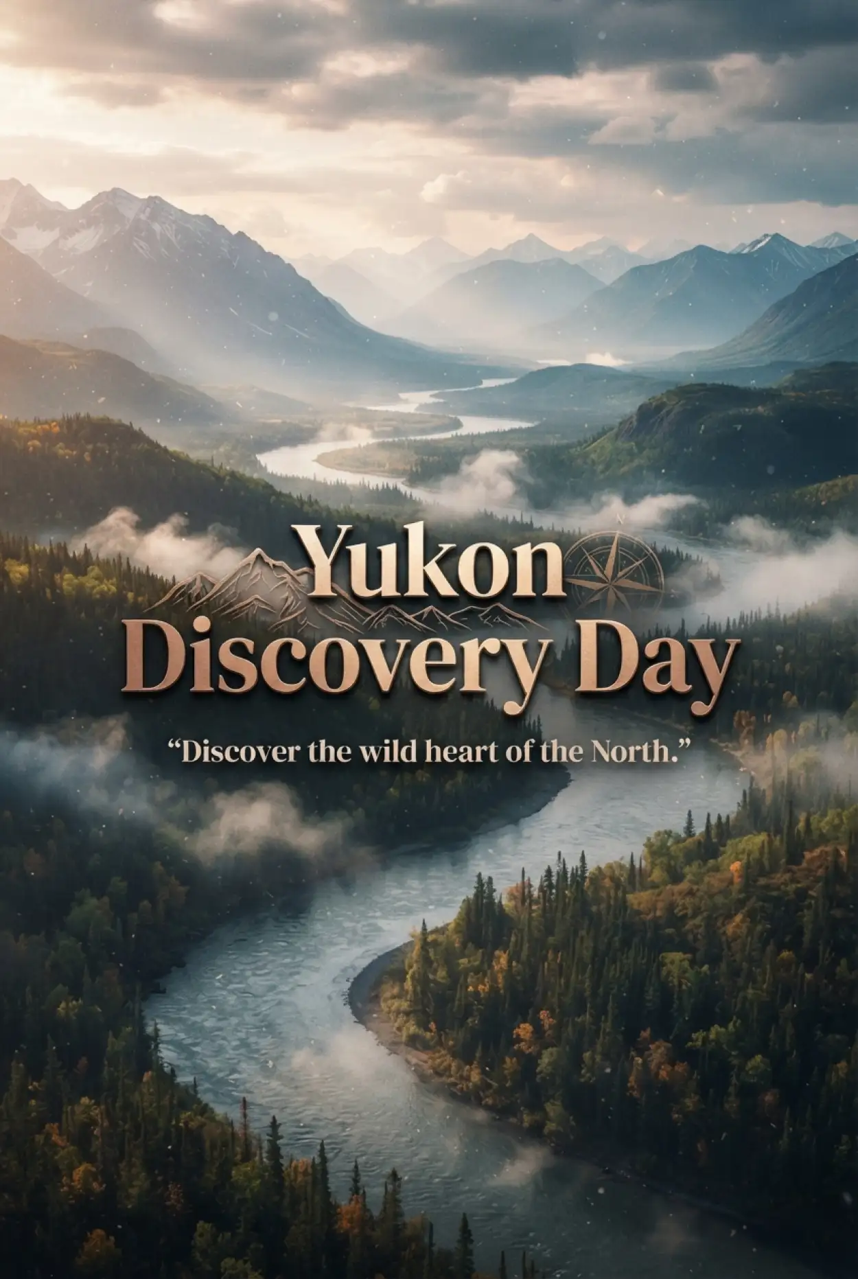 Free Download Yukon Discovery Day Greetings - High Quality Discovery Day 2026 Image
