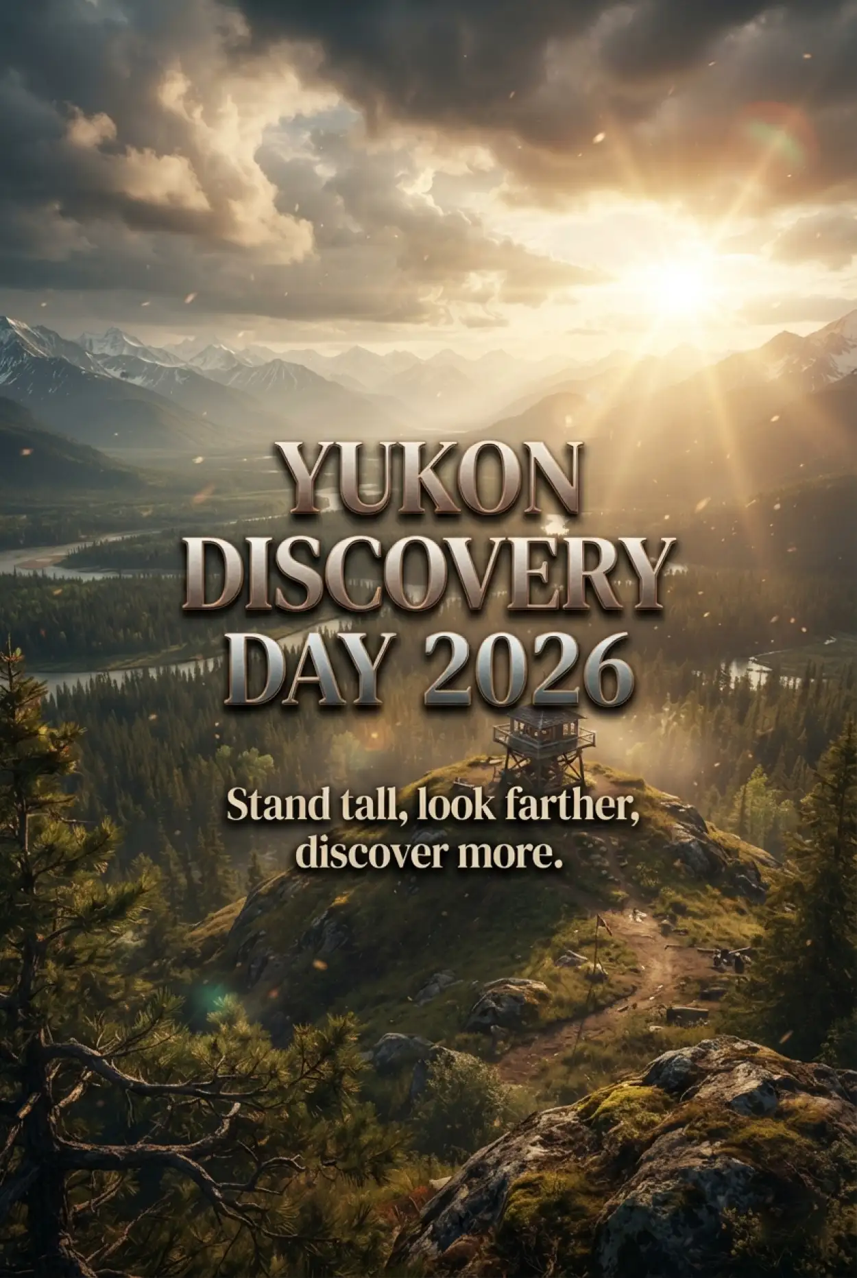 Free Download Yukon Discovery Day Poster 2026 - High Quality Discovery Day 2026 Image