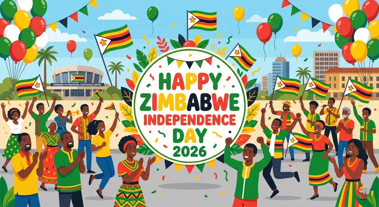 Free Download Zimbabwe Independence Day 2026 Celebration Ideas - High Quality Happy Zimbabwe Independence Day 2026 Image