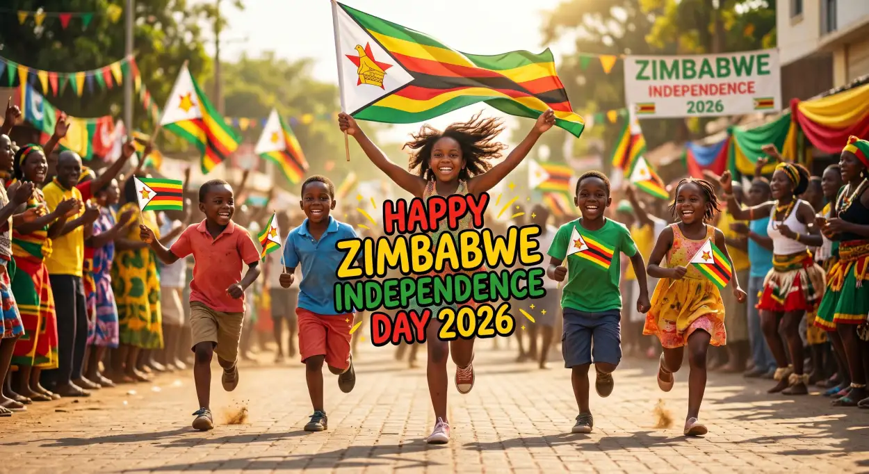 Free Download Zimbabwe Independence Day 2026 Creative Banner Ideas - High Quality Happy Zimbabwe Independence Day 2026 Image