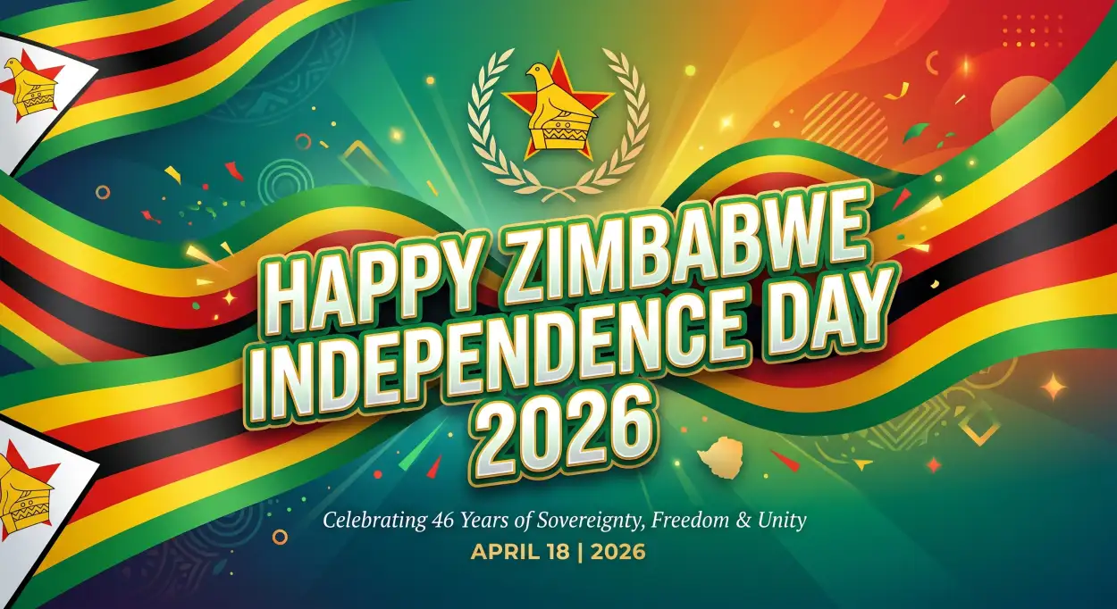 Free Download Zimbabwe Independence Day 2026 Transparent Png Images - High Quality Happy Zimbabwe Independence Day 2026 Transparent PNG